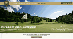 Desktop Screenshot of golfvelden.at
